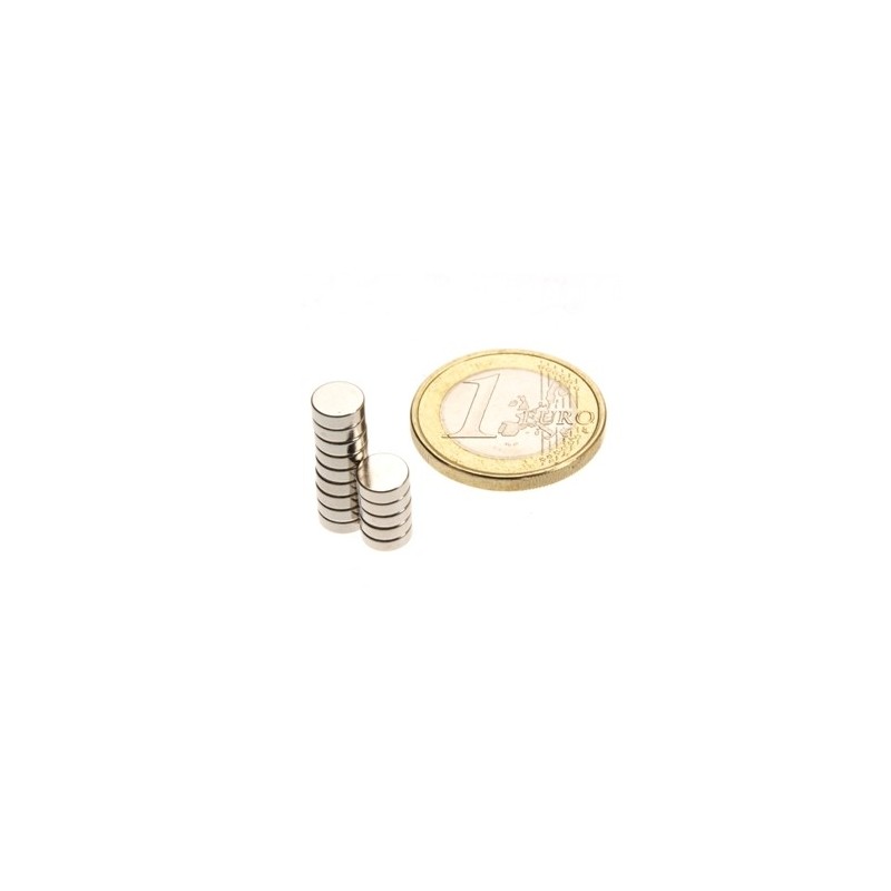 Neodymium disc magnet 7x2mm