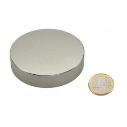 Neodyymi kiekkomagneetti 40x8mm