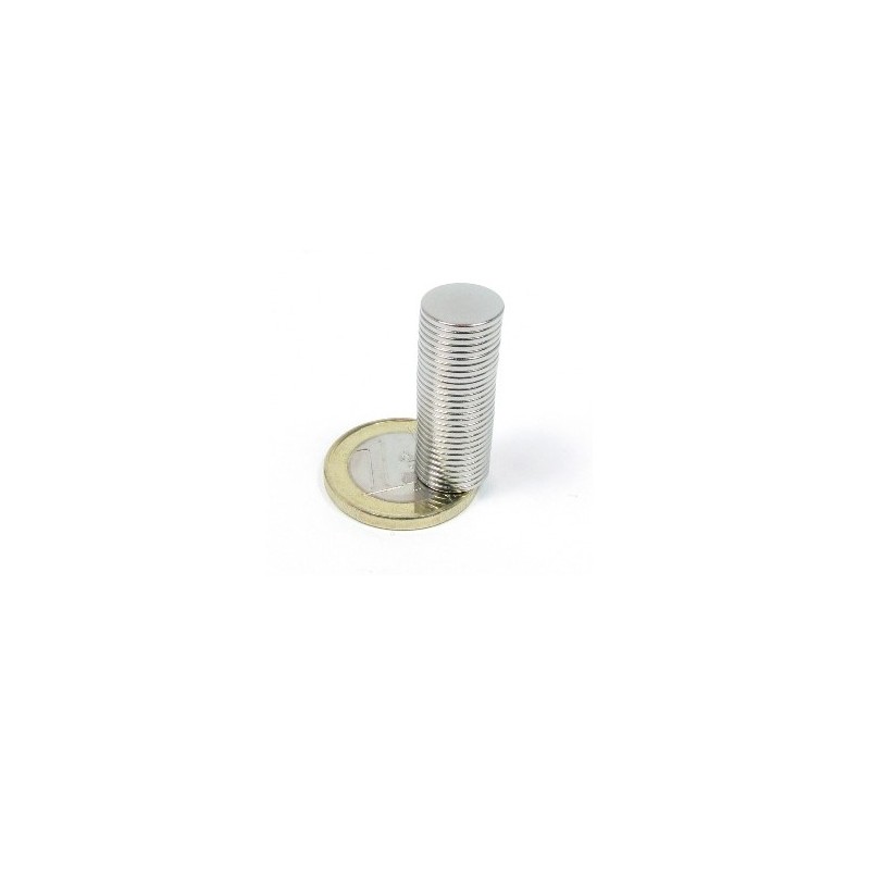 Neodymium disc magnet 15x1mm