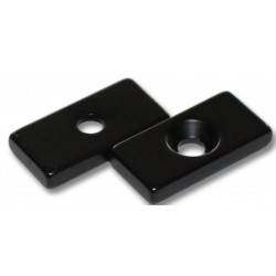 Reiällinen suorakaidemagneetti 20x10x3mm (epoksi)