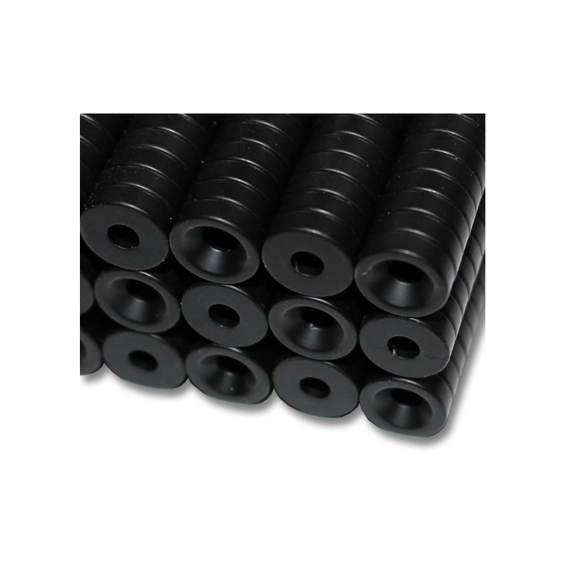 Reiällinen kiekkomagneetti 10x3mm (epoksi)