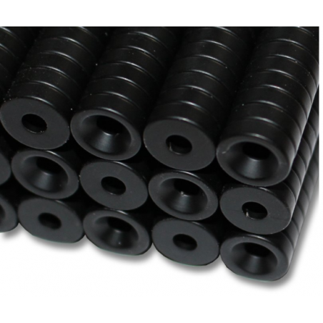 Reiällinen kiekkomagneetti 10x3mm (epoksi)