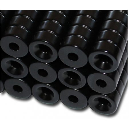 Reiällinen kiekkomagneetti 10x5mm (epoksi)