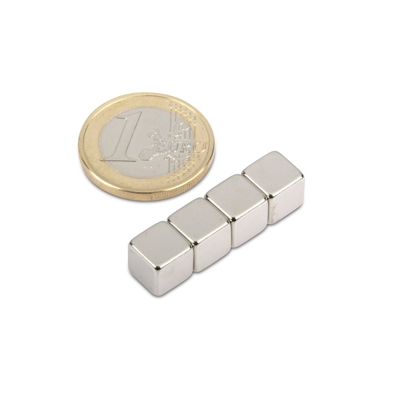 Neodyymi kuutiomagneetti 8x8x8mm (N52)