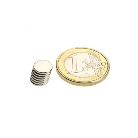 Neodyymi kiekkomagneetti 9,5x1mm