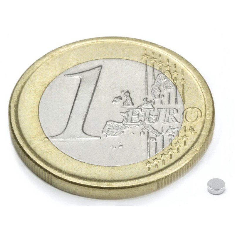 Neodymium disc magnet 2x0,8mm (120°C)