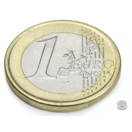 Neodymium disc magnet 2x0,8mm (120°C)