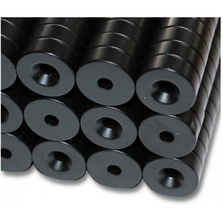 Reiällinen kiekkomagneetti 14x5mm (epoksi)