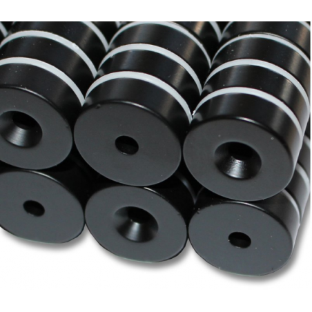 Reiällinen kiekkomagneetti 20x7mm (epoksi)