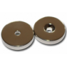 Reiällinen kiekkomagneetti 25x5mm (uppokanta)
