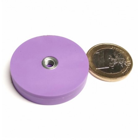 Magneettisysteemi 36x7mm/M5 violetti