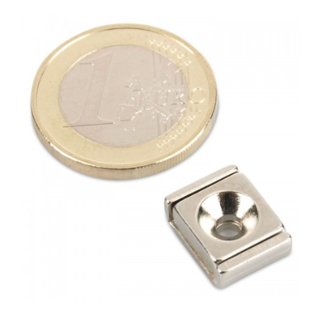 Reiällinen kiinnitysmagneetti 10x13x5mm
