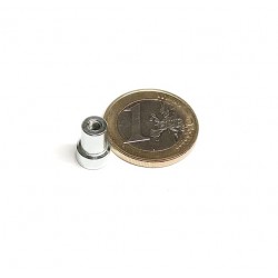 Pot-magneetti kierreholkilla 8x11,5mm (SmCo)