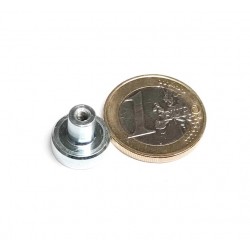 Pot-magneetti kierreholkilla 13x11,5mm (SmCo)