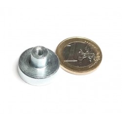 Pot-magneetti kierreholkilla 20x13mm (SmCo)