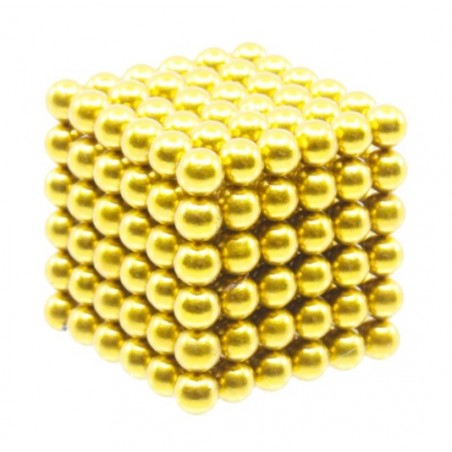 Kuulamagneettikuutio 5mm kulta - 216kpl