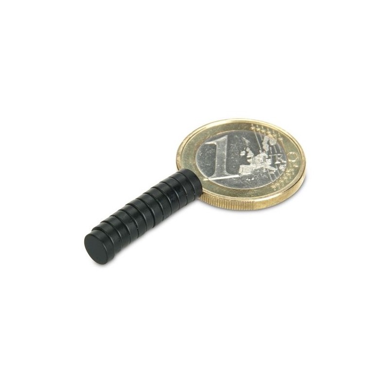 Neodyymi kiekkomagneetti 6x2mm - Epoksi