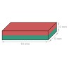 Neodymium block magnet 10x5x2mm