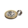 Reiällinen kiekkomagneetti 10x3mm (uppokanta)