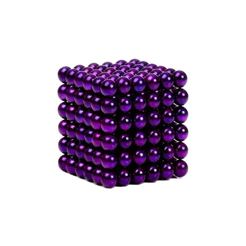 Kuulamagneettikuutio 5mm violetti - 216kpl