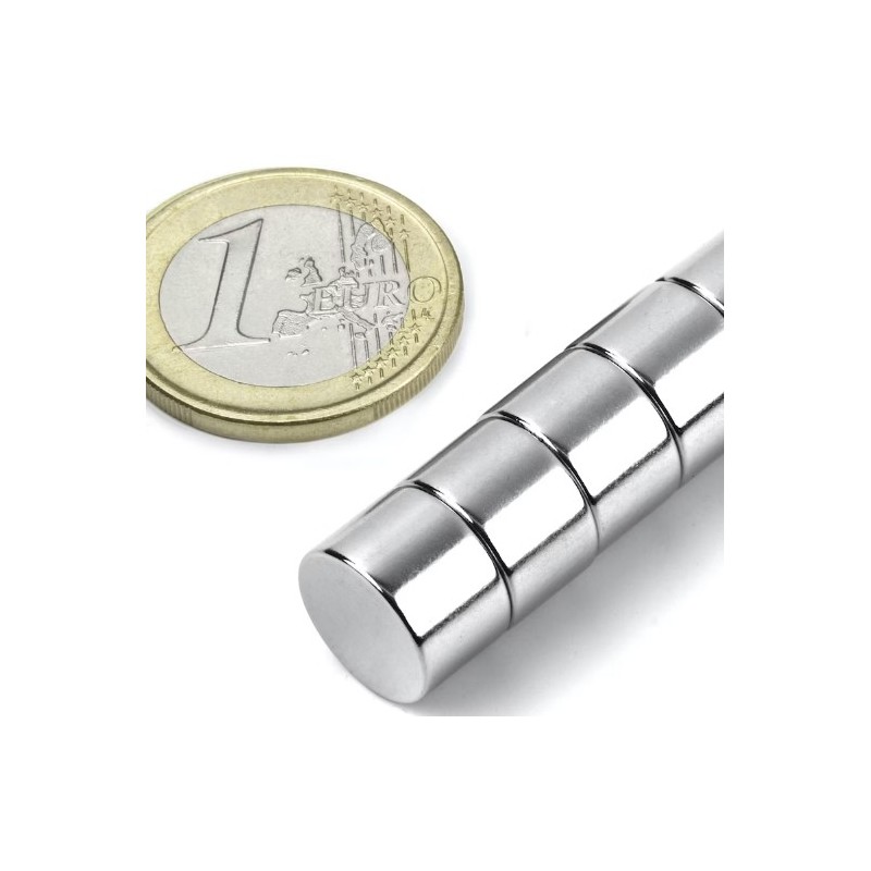 Neodyymi kiekkomagneetti 12x8mm
