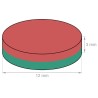 Neodymium disc magnet 12x3mm
