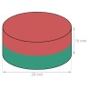 Neodymium disc magnet 20x10mm