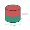 Neodymium disc magnet 10x8mm