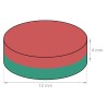 Neodymium disc magnet 12x4mm