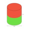 Neodymium disc magnet 12x12mm