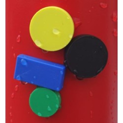 Plastic magnet 16x6mm
