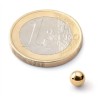 Kuulamagneetti 5mm (kulta)