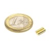 Neodyymi kiekkomagneetti 2x1mm - kullattu