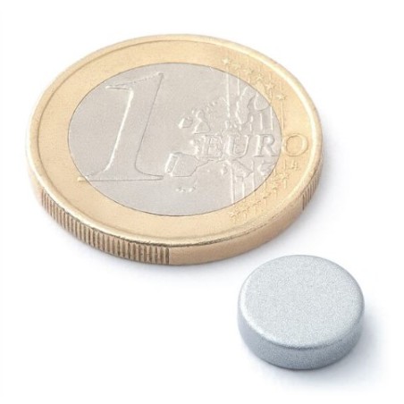 Neodymium disc magnet 10x3mm (PTFE)