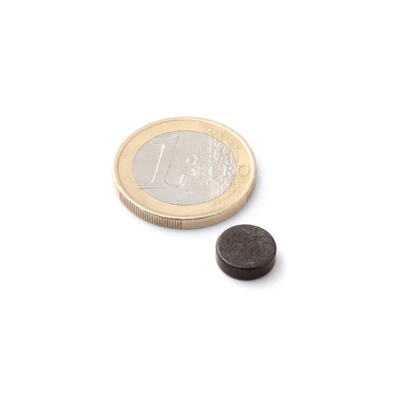 Neodymium disc magnet 10x3mm - Zinc (Zn)
