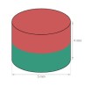 Neodymium disc magnet 5x4mm (150°C)