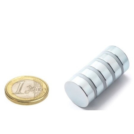 Neodymium disc magnet 18x6mm 200°C