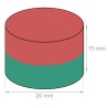 Neodyymi kiekkomagneetti 20x15mm