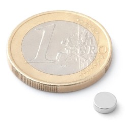 Neodymium disc magnet 5x1,5mm (N52)